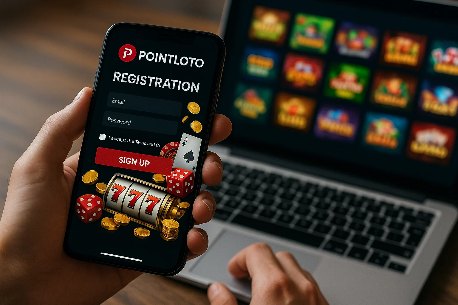 реєстрація Pointloto